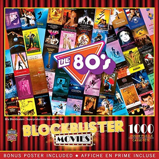 1980's Blockbusters 1000pc Puzzle