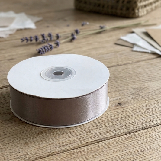 30 Meter Double Face Dark Grey #017 Ribbon Roll