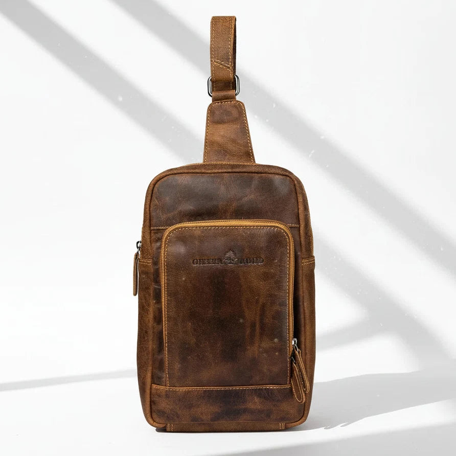 Greenwood Leather Hamilton Crossbody Bag Backpack