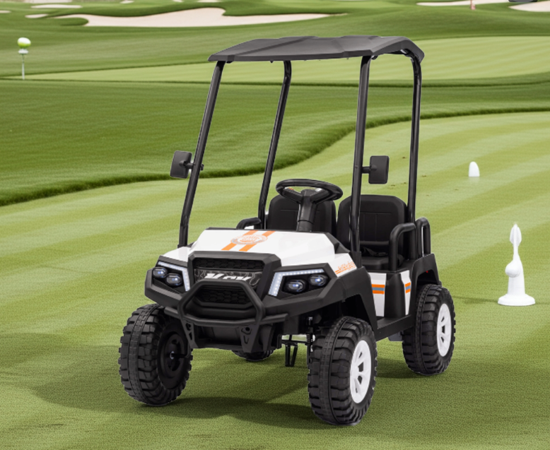 2026 Golf Cart 4 Seater 24V 4X4 Kids Ride On Car with Remote Control