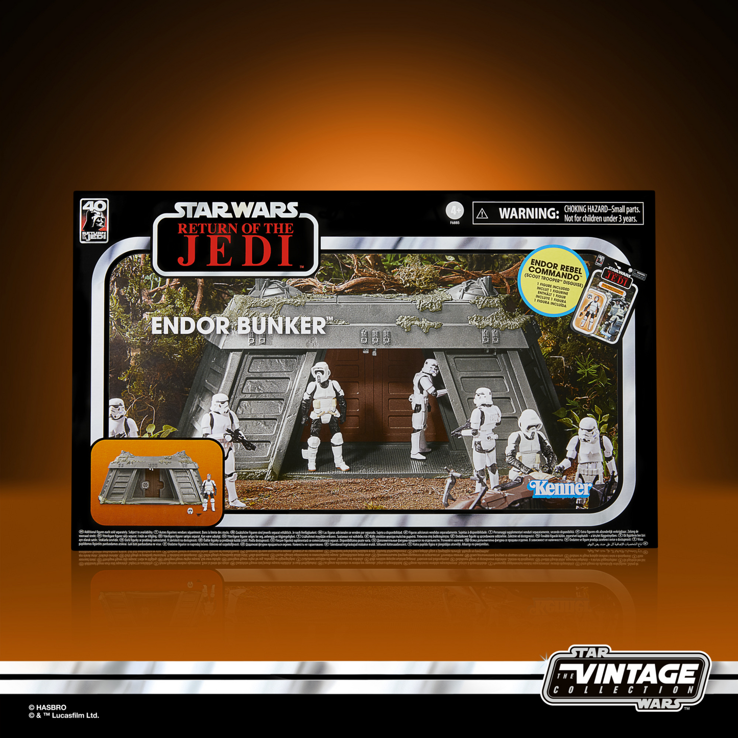 Star Wars The Vintage Collection Endor Bunker Playset with Action Figure