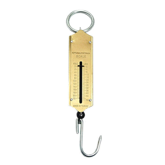 🍁COMPAC Brass Fishing Scale 50lbs