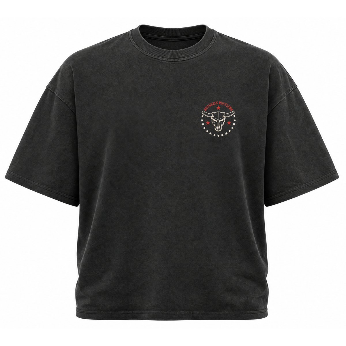 KISS MY BOOTS OVERSIZED T-SHIRT | Acid Black