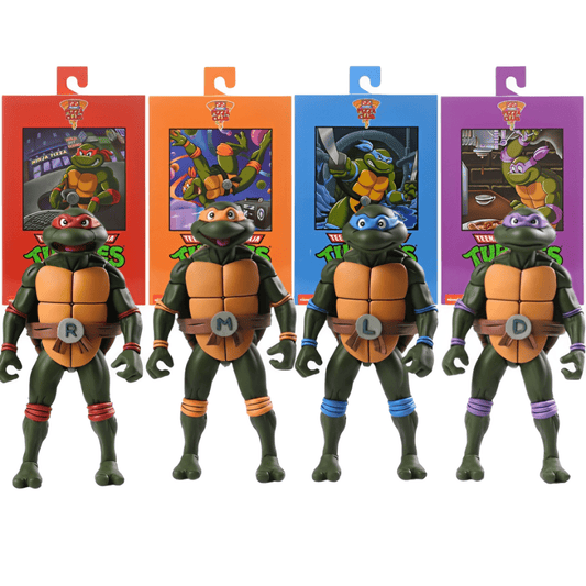Teenage Mutant Ninja Turtles - Turtles Pizza Club - Cartoon Turtles Set of 4