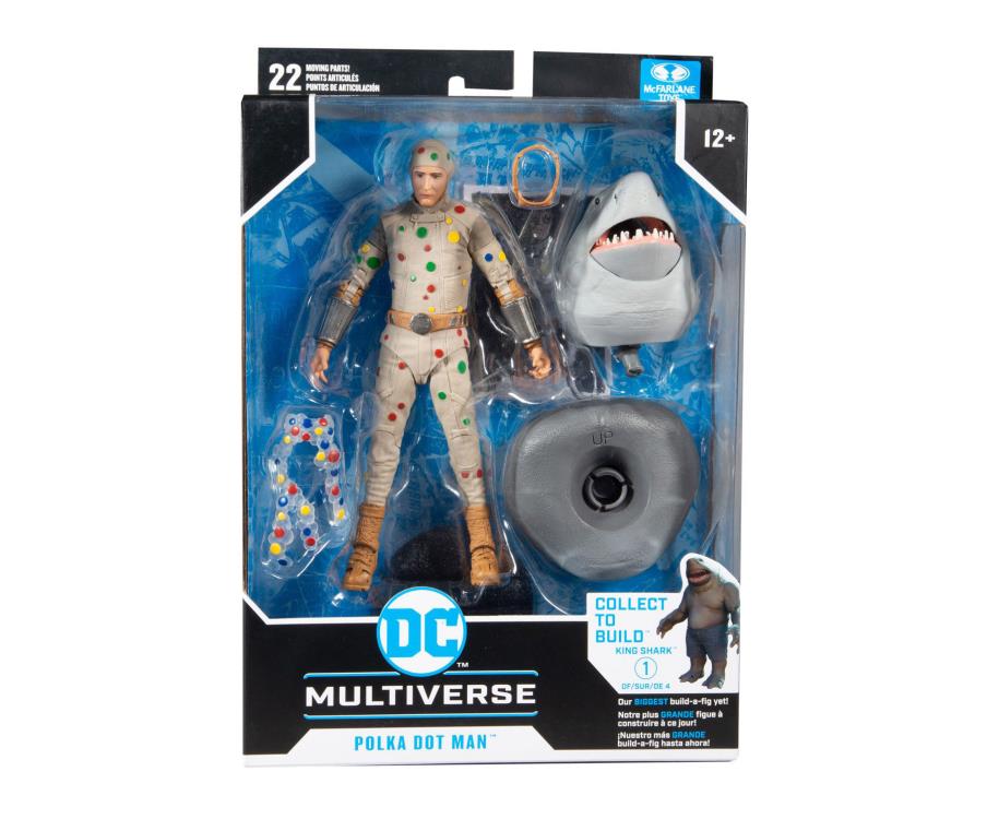 The Suicide Squad DC Multiverse Polka-Dot Man Action Figure (Collect to Build: King Shark)