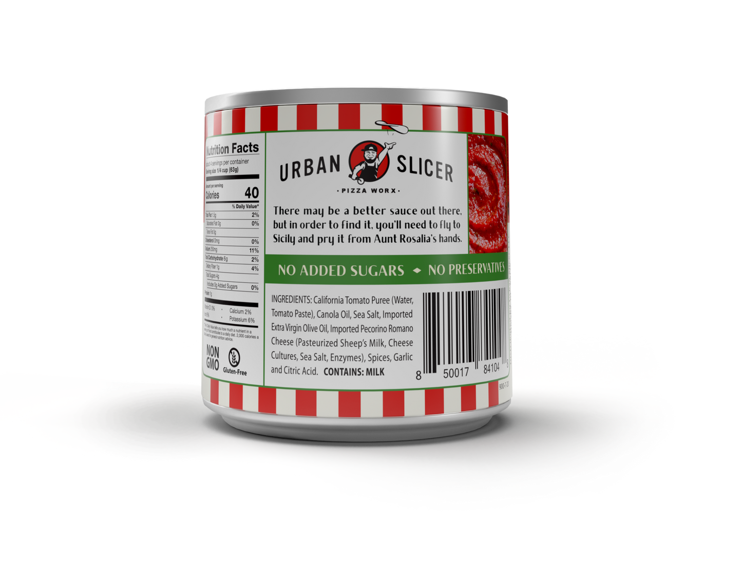 Urban Slicer Pizza Worx Pizza Sauce!  1 - 8oz Can