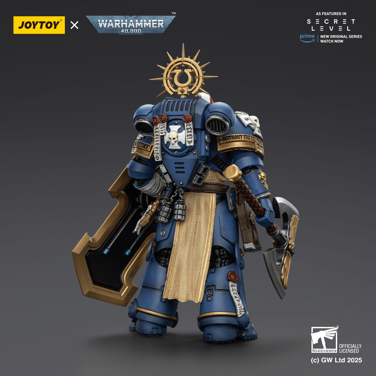 JOYTOY - Ultramarines Metaurus with Power Axe, Stormshield and Plasma Pistol