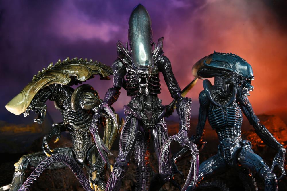 Alien vs. Predator Aliens Set of 3 Figures Movie Deco