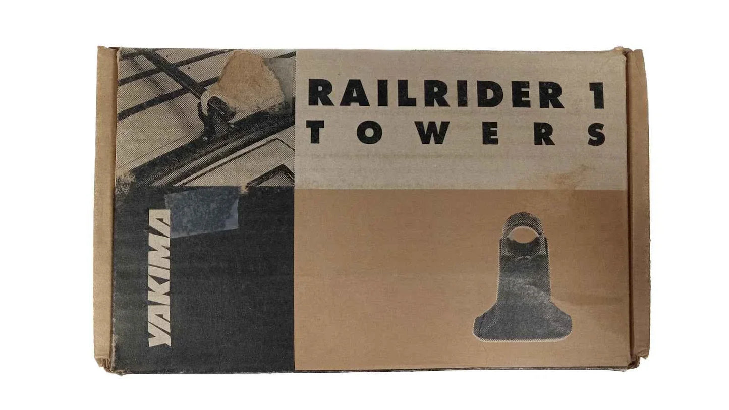 Yakima RailRider 1 Towers(MISSING PARTS, READ DESCRIPTION)