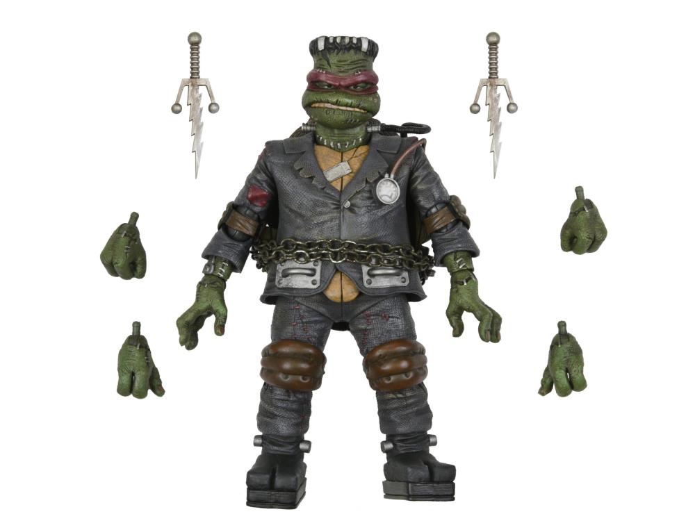 Universal Monsters x Teenage Mutant Ninja Turtles Ultimate Raphael as Frankenstein's Monster ( substanard packaging)