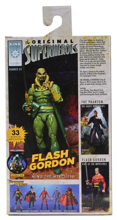 King Features The Original Superheroes Series 1 Set of 3 Figures