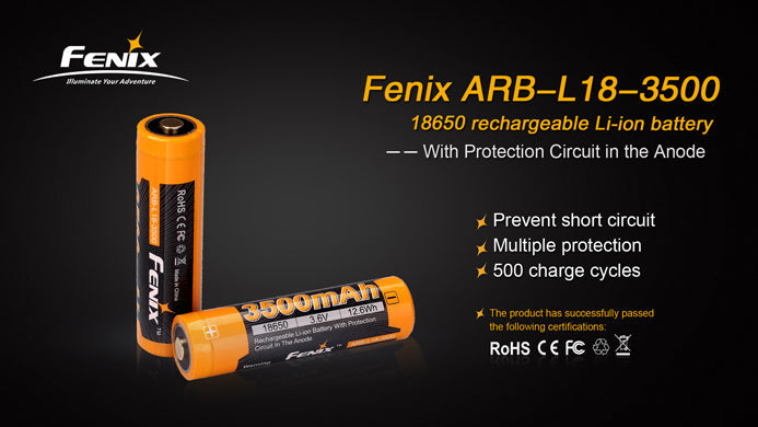 Fenix ARB-L18 3500 18650 Battery