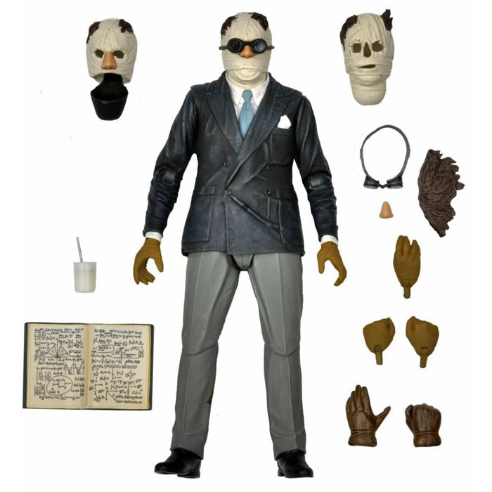 Neca - Universal Monsters - 7" Scale Action Figure - Ultimate Invisible Man