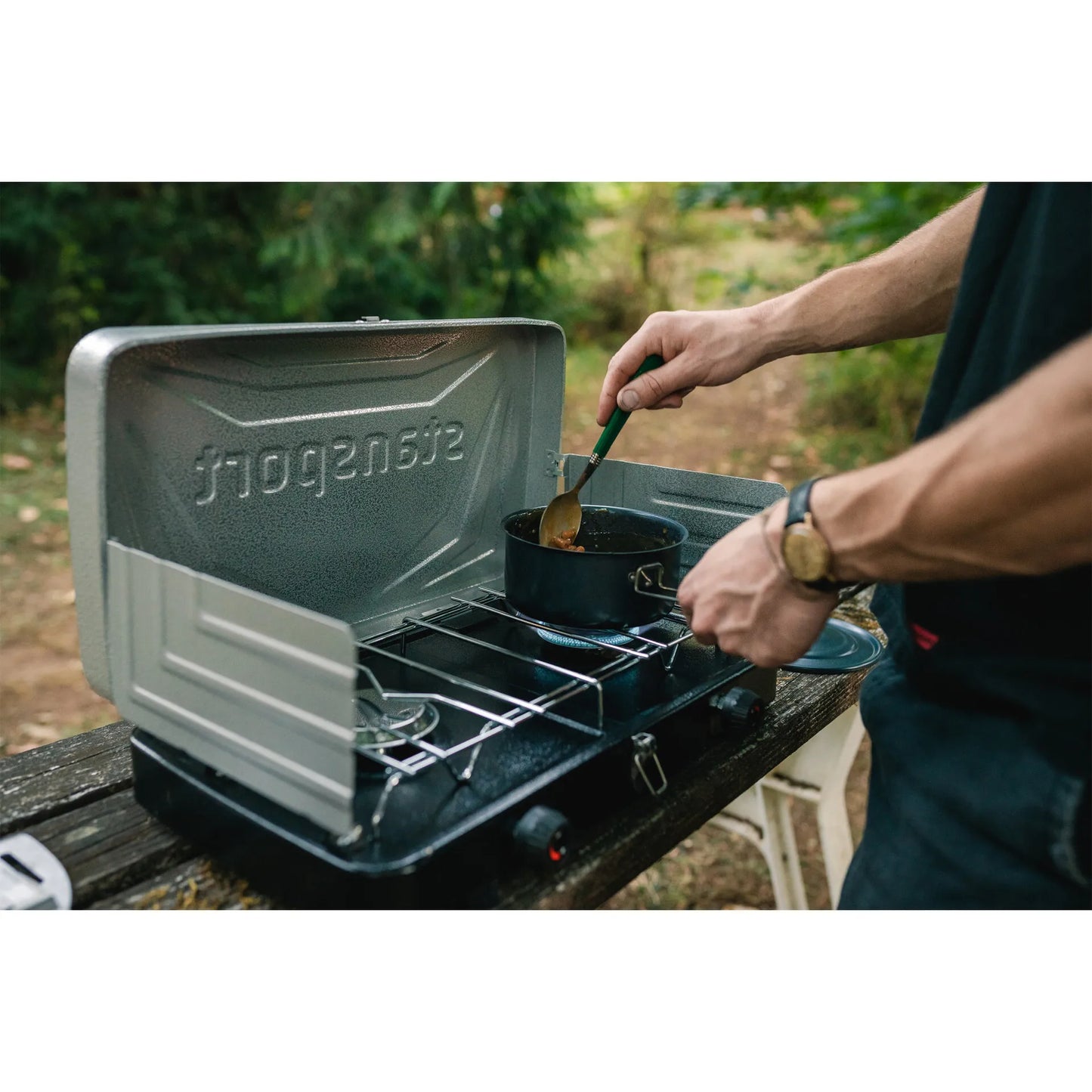 2-Burner Regulated Propane Stove