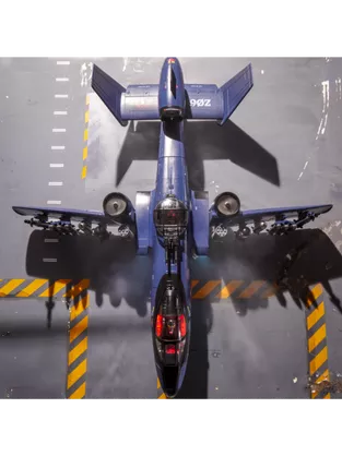 G.I. JOE CLASSIFIED SERIES COBRA RATTLER GROUND ATTACK JET - HASLAB with all the UNLOCKS