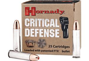 Hornady 30 Carbine 110gr FTX Critical Defense Rifle Ammunition