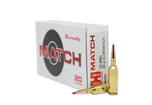 Hornady 22 ARC 88gr ELD Match Rifle Ammunition