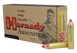 Hornady 450 Bushmaster 250gr FTX Custom Rifle Ammunition