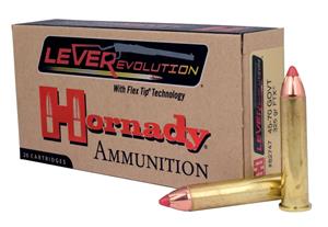 Hornady 45-70 Govt 325gr FTX LEVERevolution Rifle Ammunition