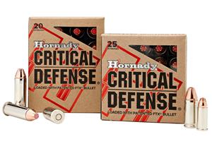Hornady 30 Super Carry 100gr FTX Critical Defense Handgun Ammunition