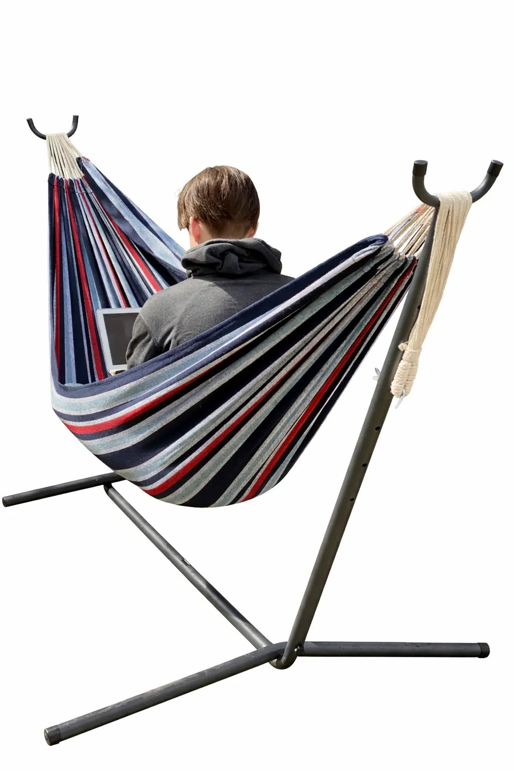 Deluxe Brazilian Double Hammock with Universal Stand