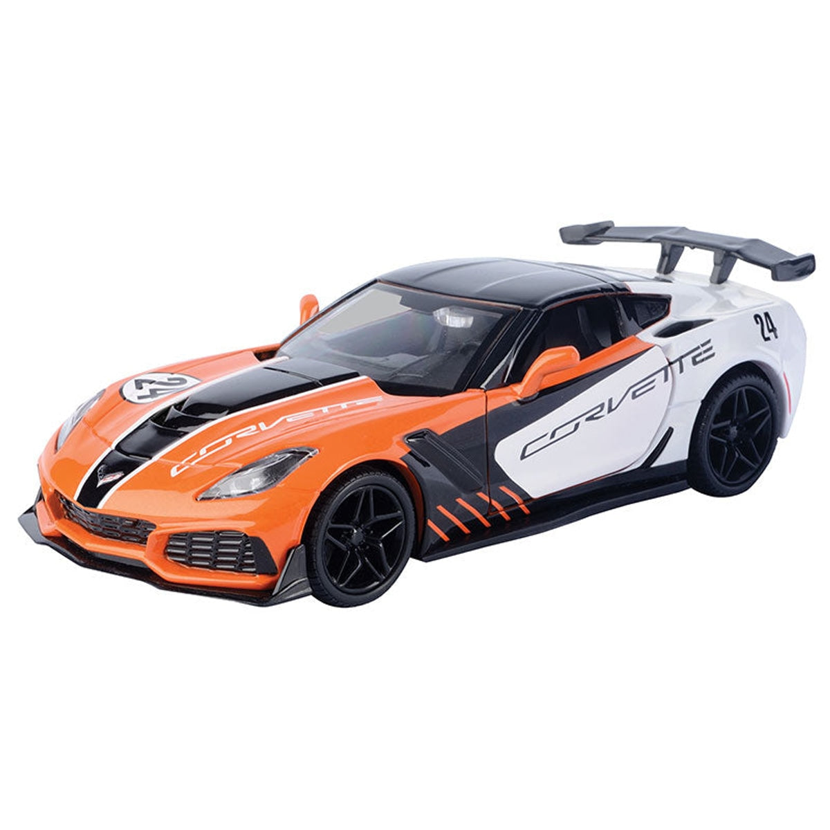 2019 Chevrolet Corvette ZR1 Orange & Black GT Racing by Motormax
