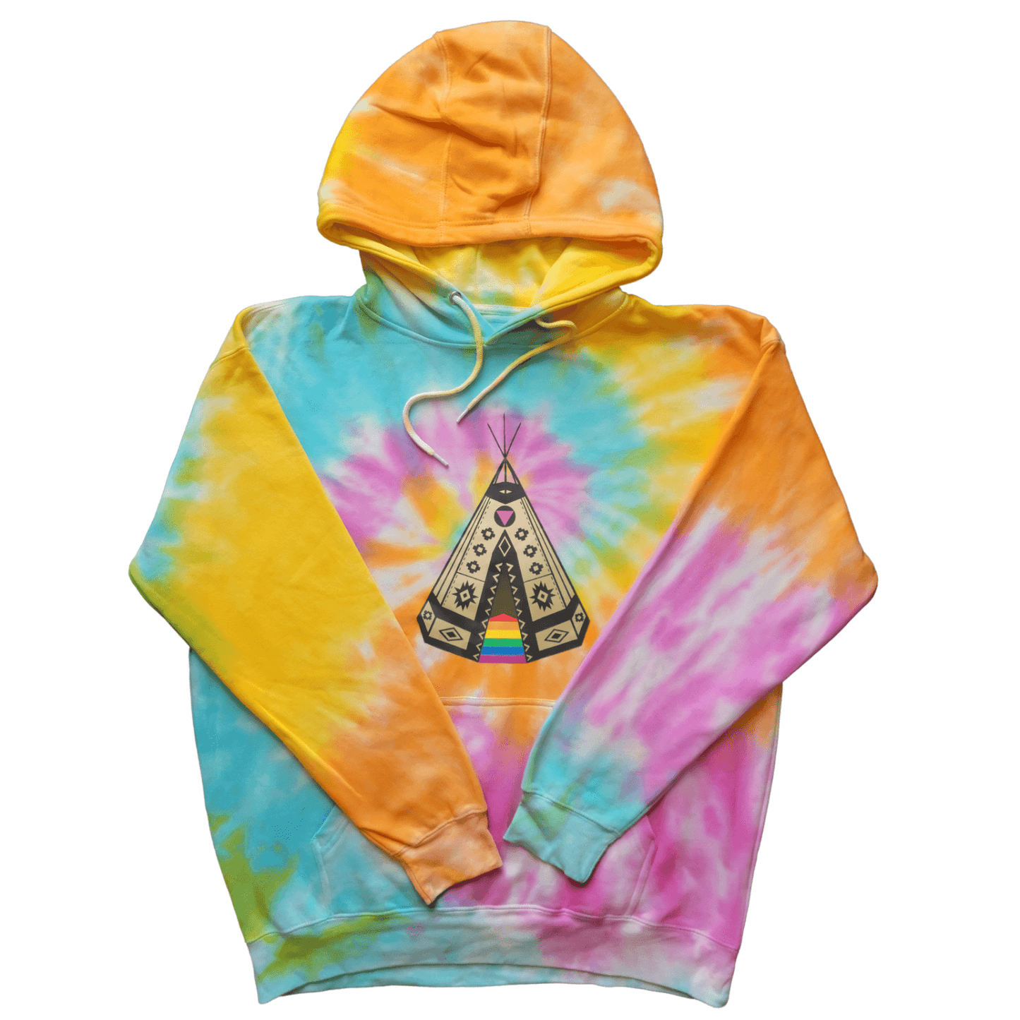 Rainbow Tipi Hoodie