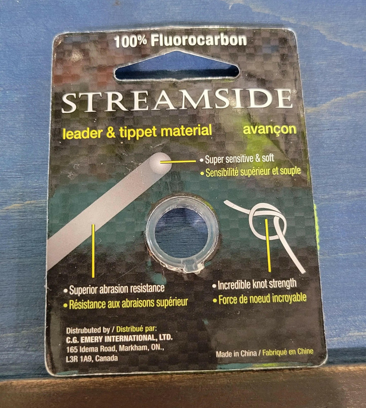 🍁Streamside Fluorocarbon Leader & Tippet Material 21.8lb 30m