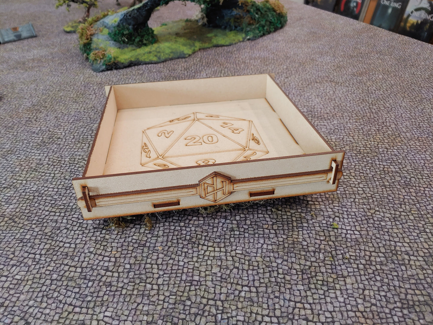 Dice Tray- MDF- The Natural 20