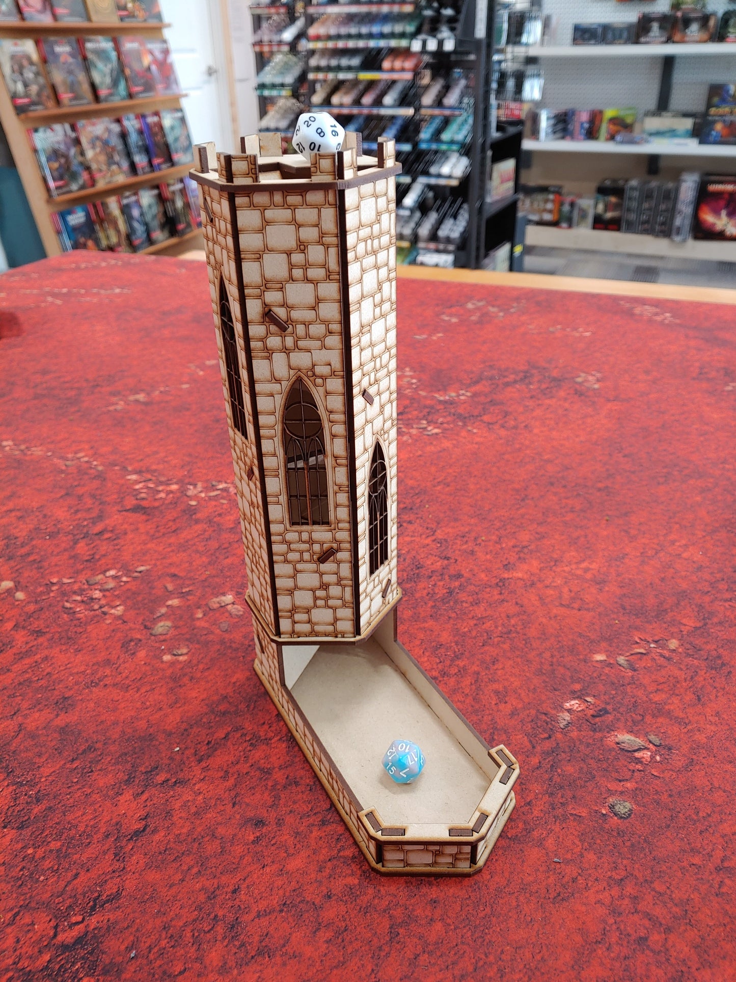 Dice Tower- MDF- The Hex Tower Deluxe