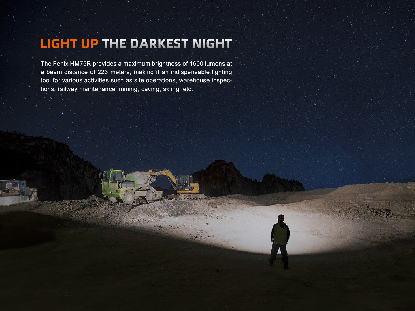 Fenix HM75R Magnesium Dual Battery Rechargeable Headlamp