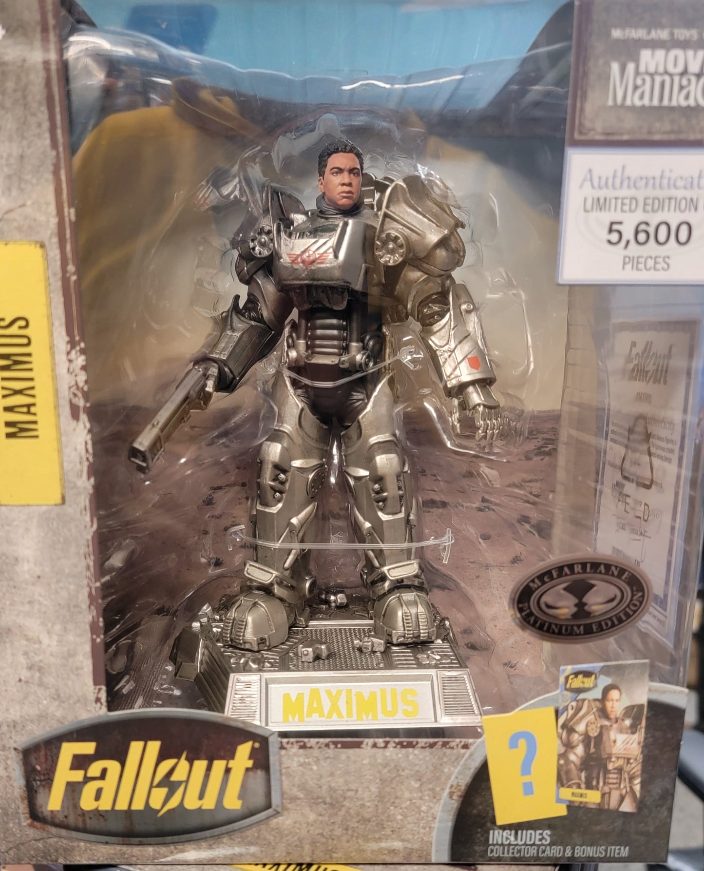 Fallout Movie Maniacs Maximus 6" Limited Edition Figure