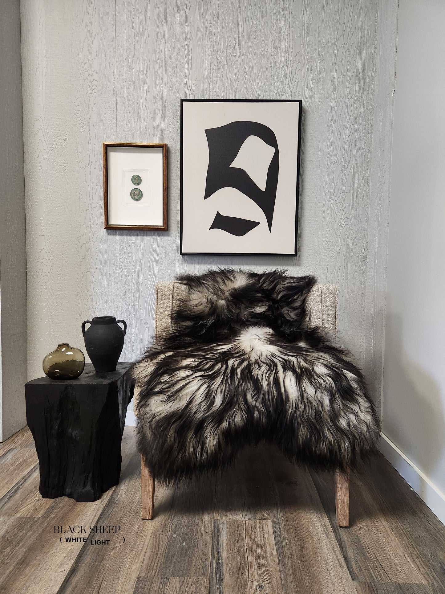 Natural Dark Grey Icelandic Sheepskin