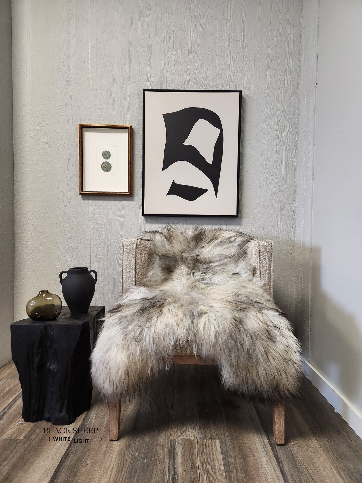 Natural Light Grey Icelandic Sheepskin