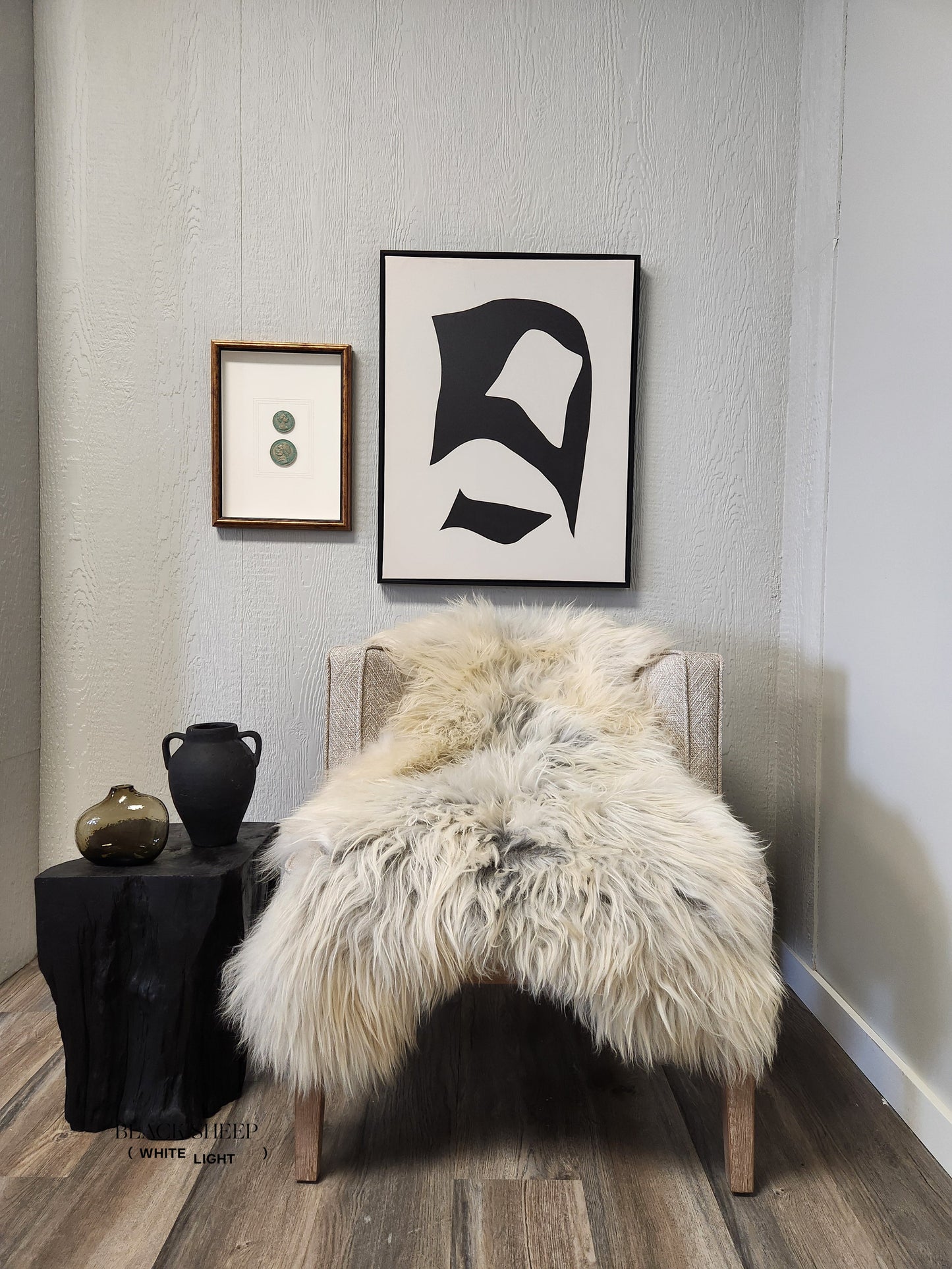 Natural Light Grey Icelandic Sheepskin