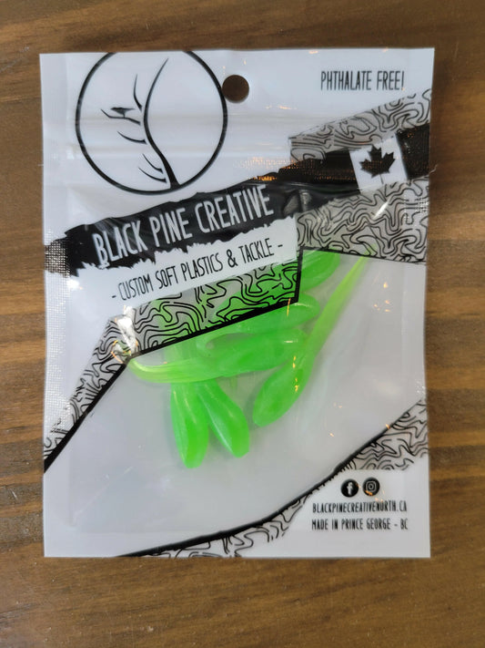 🍁Black Pine Creative 1-1/2" Basic Minnow 6/pk