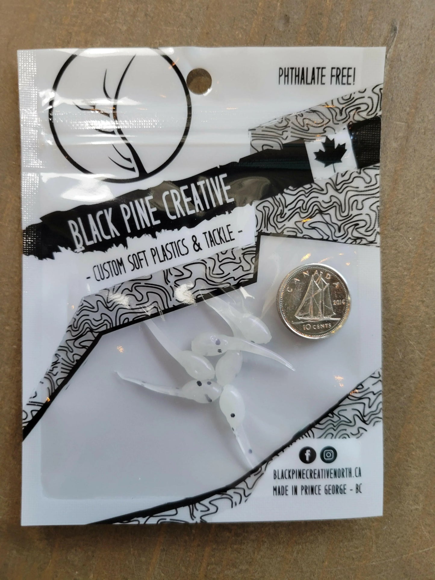 🍁Black Pine Creative 1" MINI Minnow 6/pk