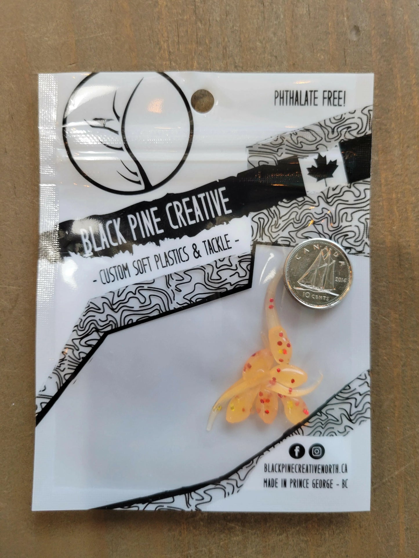 🍁Black Pine Creative 1" MINI Minnow 6/pk