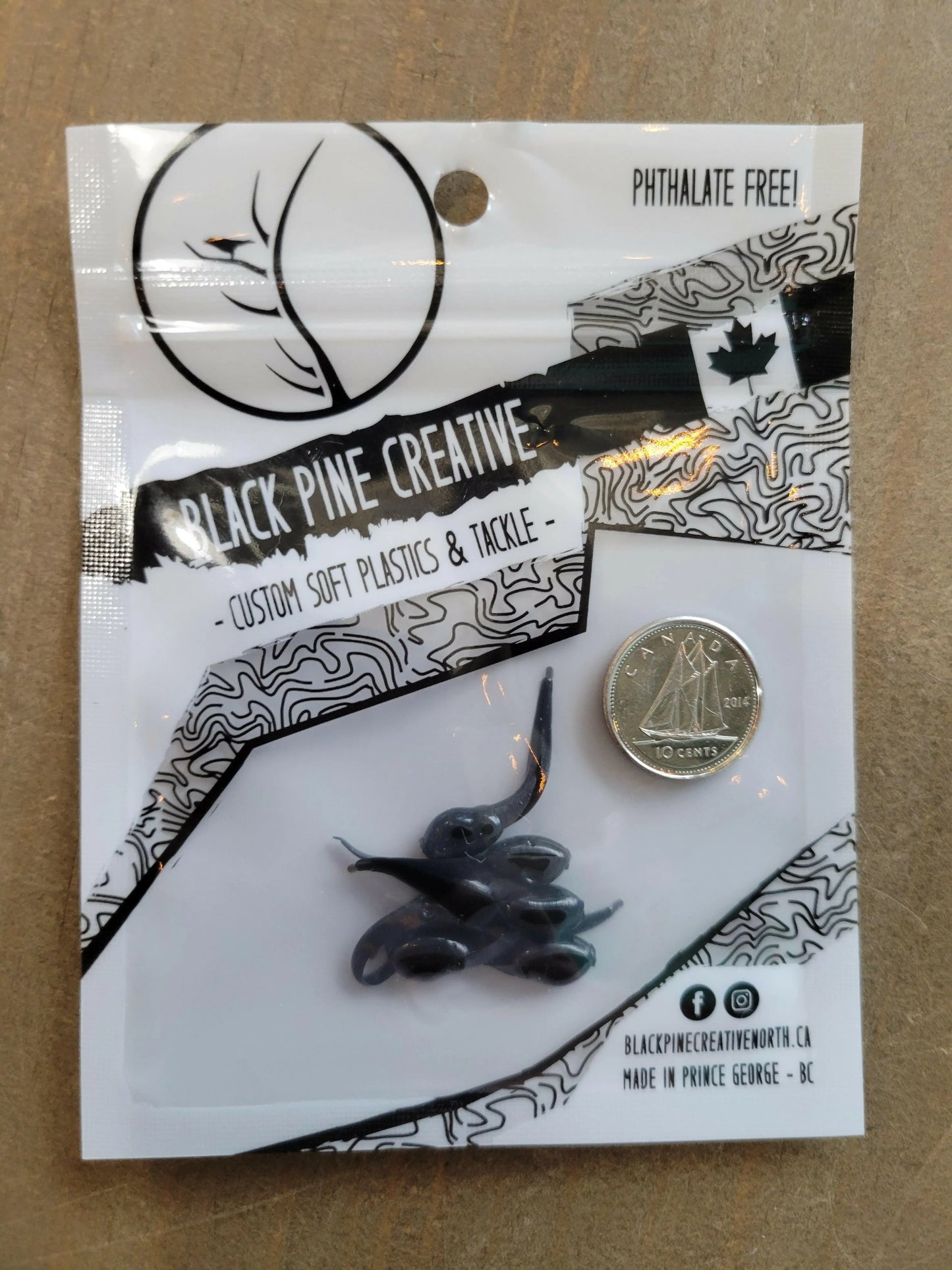 🍁Black Pine Creative 1" MINI Minnow 6/pk