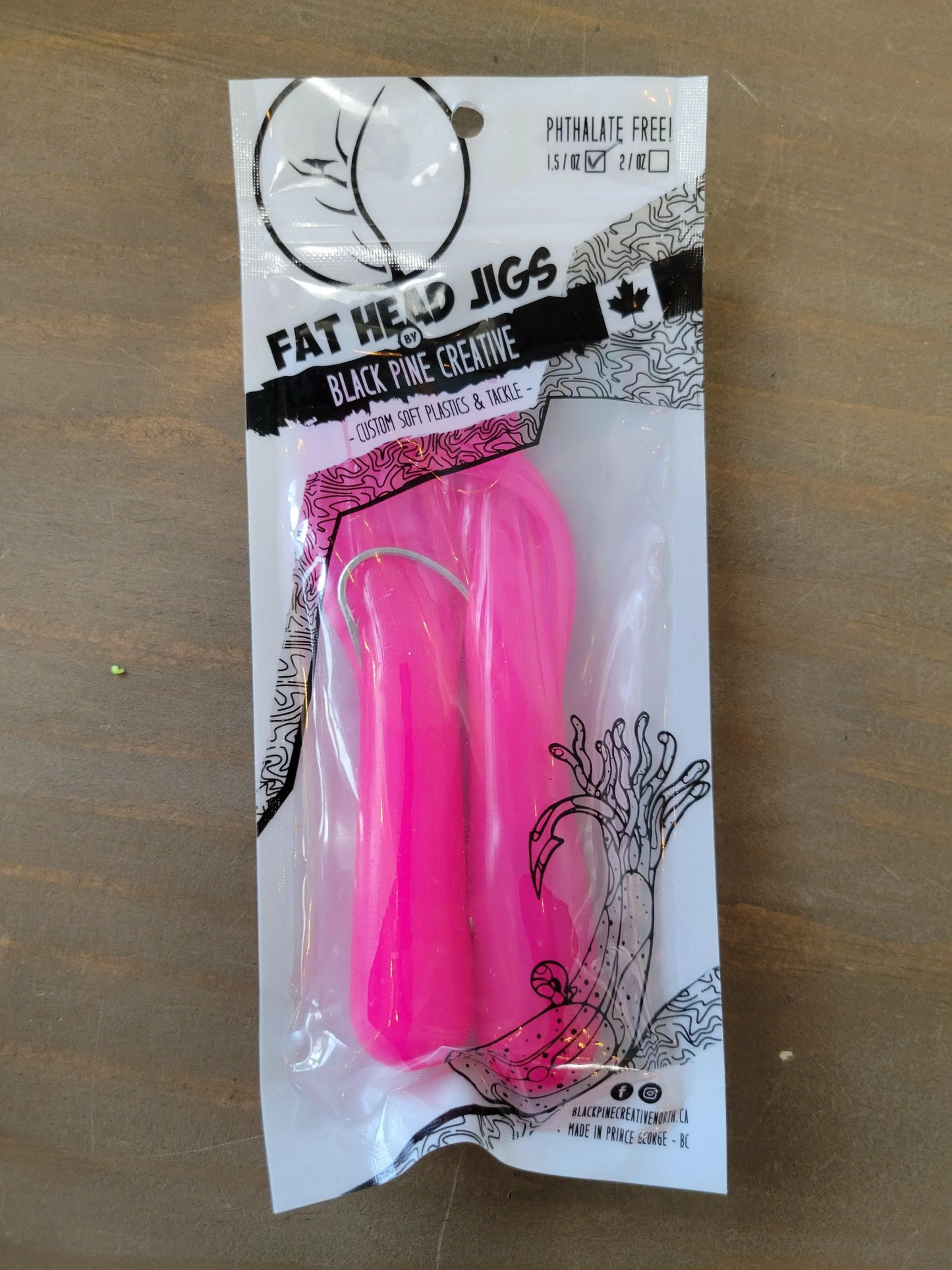 🍁Black Pine 5" 1.5oz Tube Jigs 2/pk