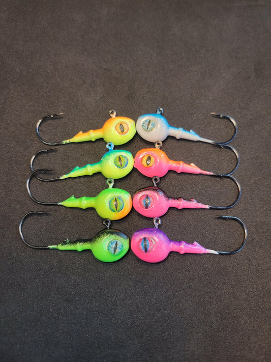 🍁Big Sky 3/8oz Snake Eye Jigs