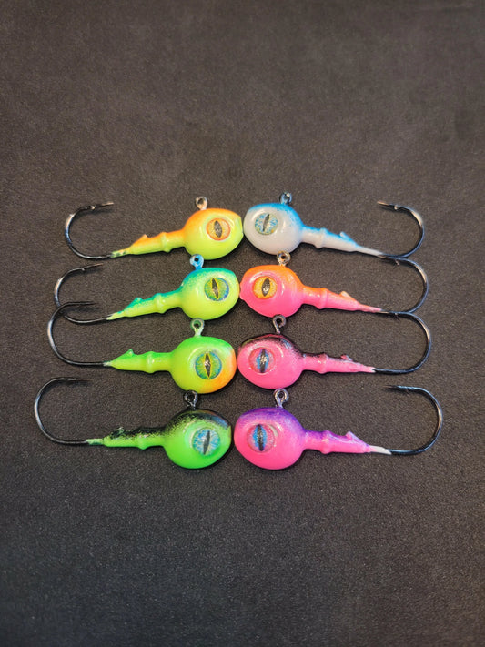 🍁Big Sky 3/8oz Snake Eye Jigs