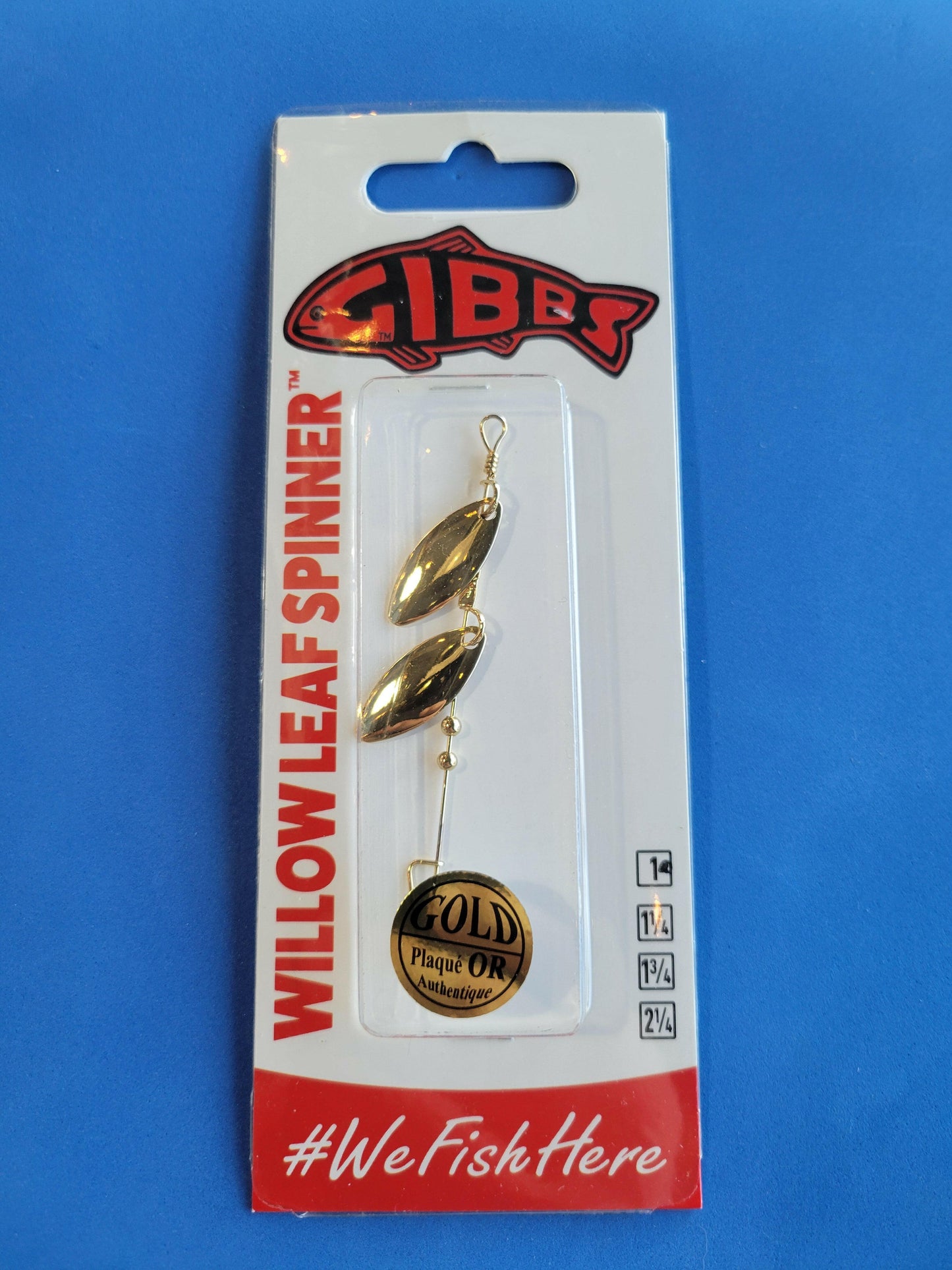 🍁Gibbs Willow Leaf In-Line Spinners