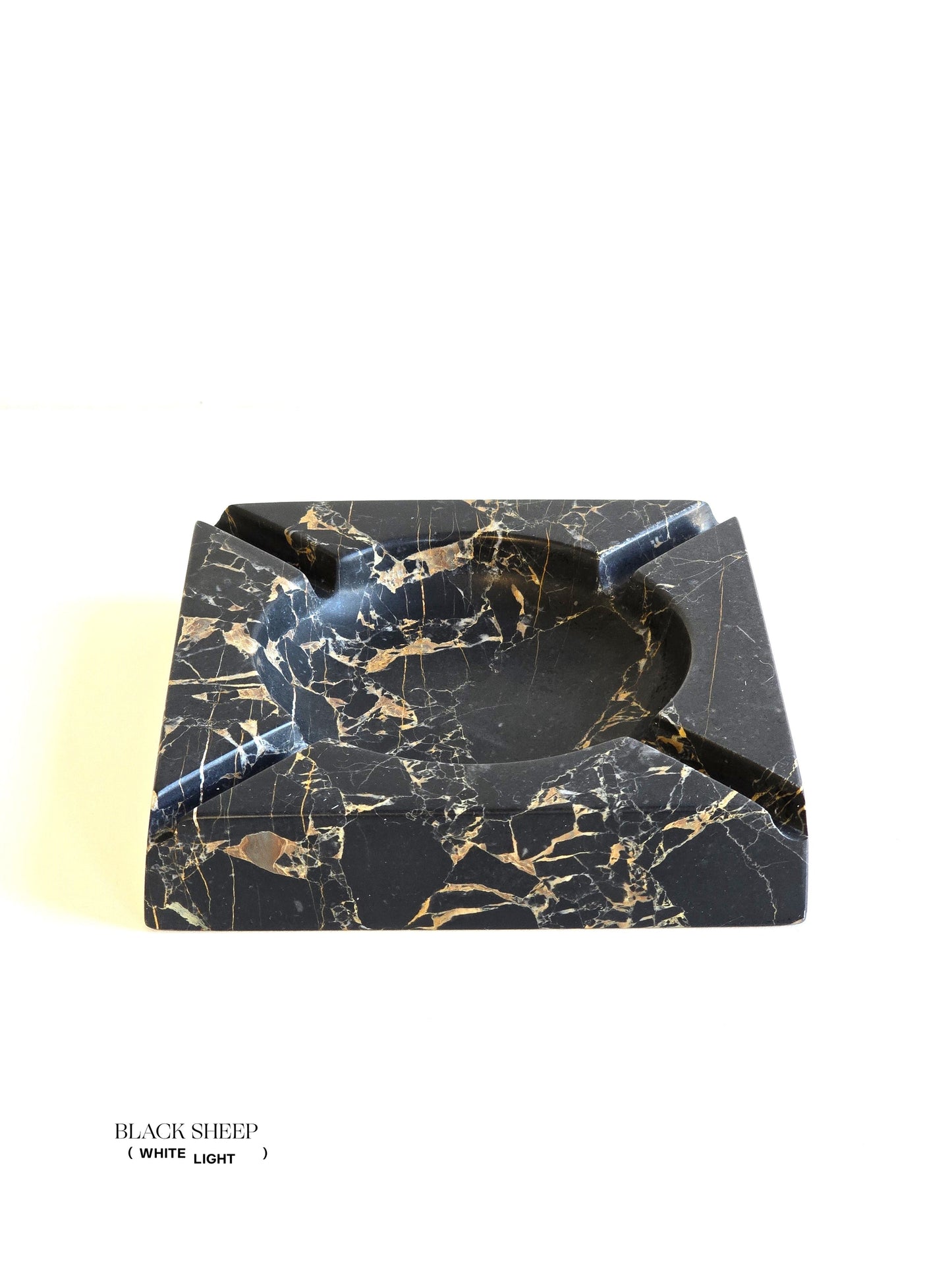 Golden Black Marble Cigar Holder