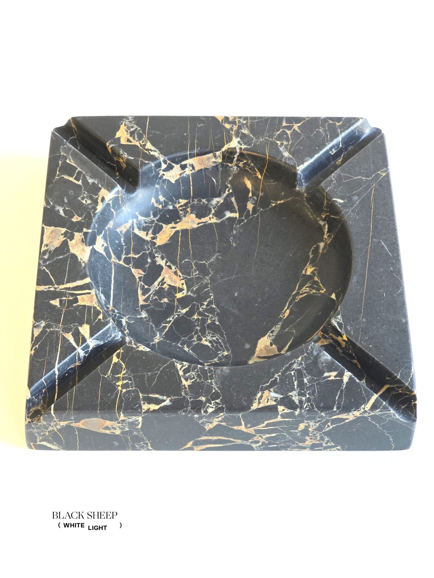 Golden Black Marble Cigar Holder