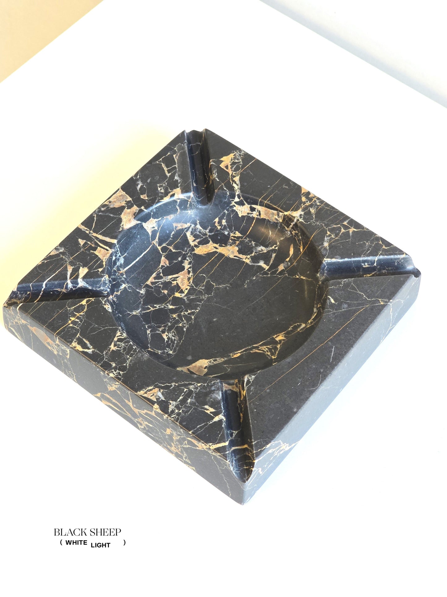 Golden Black Marble Cigar Holder