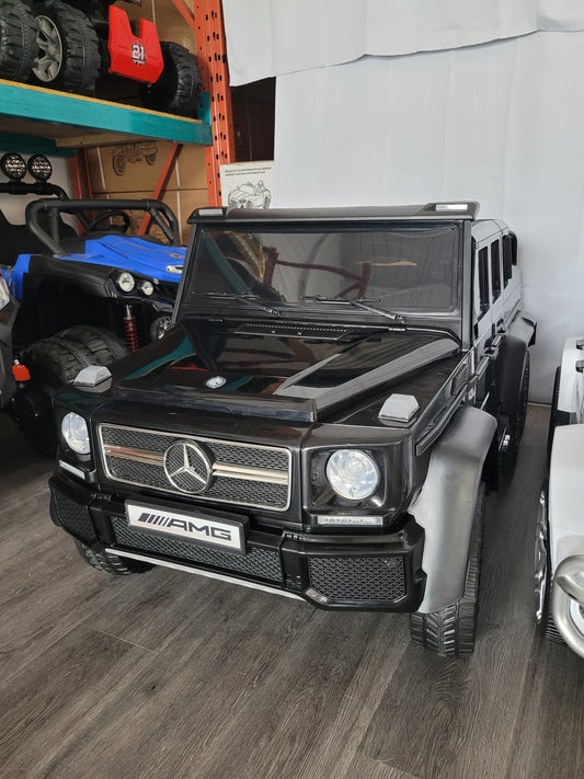 2026 Mercedes Benz G Wagon G63 6x6 24V 2 Seater Kids Ride On Car with Remote Control