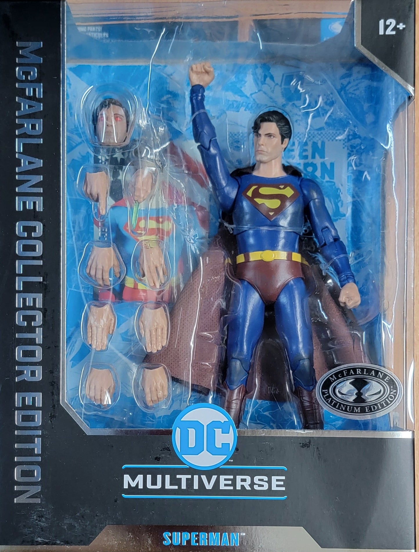DC Multiverse Collector Edition #25 SUPERMAN (SUPERMAN MOVIE 1978)- chase / platinum (Sub-Par Packaging)