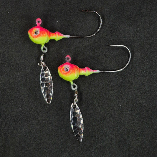 🍁Big Sky Cyclone 1/2oz Hecla Hammer Jigs w/Flasher