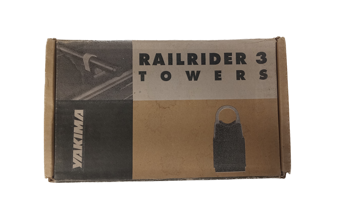 Yakima Railrider 3 Towers(MISSING SCREWS, READ DESCRIPTION)
